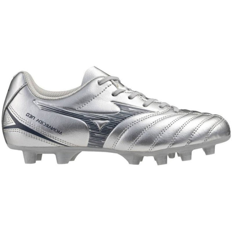 Mizuno Monarcida Neo 3 Sel Jr Fg Kopačky Gris/Plata