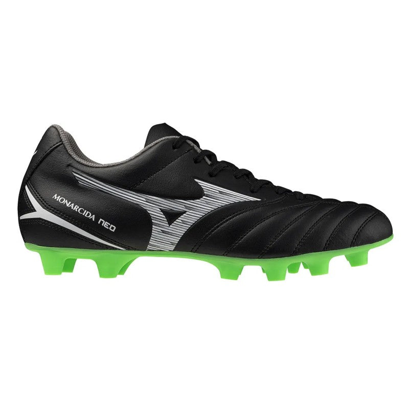 Mizuno Monarcida Neo 3 Select Kopačky Fg Negro/Verde Fluor