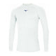 T-shirt termica a maniche lunghe Mizuno Team Core Bianca