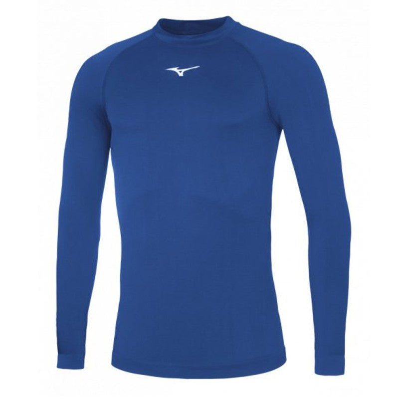 T-shirt termica a maniche lunghe Mizuno Team Core Verde