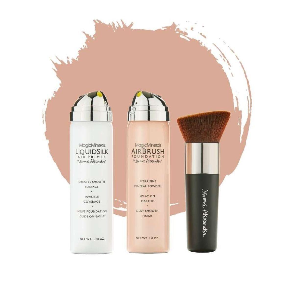 Airbrush Foundation 3pcs - Bright/light