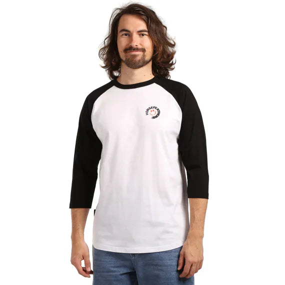Horsefeathers Mocker Raglan Tshirt (white)