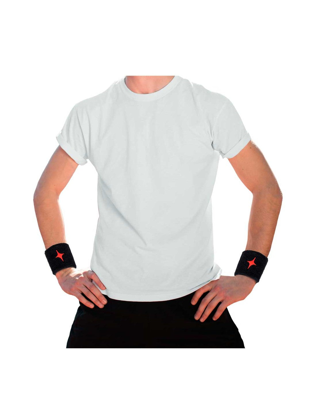 Star Vie Black-Red Wristband