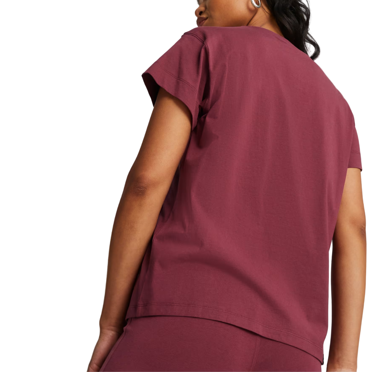 Tričko s potlačou Puma 'tmavý jaspis'