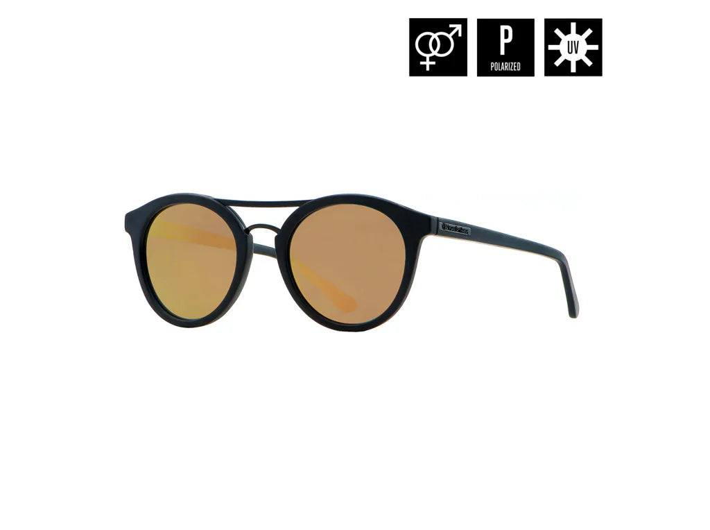 Horsefeathers Nomad Sunglasses (matt Black/mirror Rose)