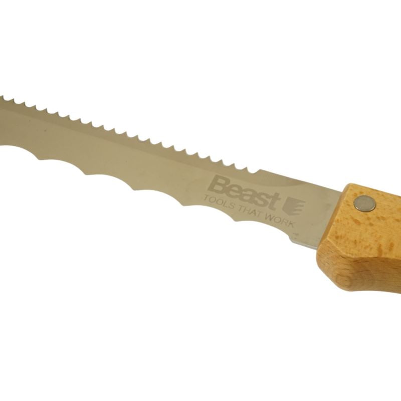 Isoliermesser, doppelseitige gezahnte Klinge, 420 mm, Biest