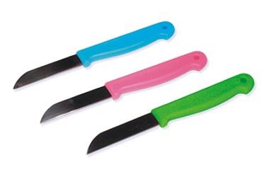 Universal Kitchen Knives 3 Pcs 16 Cm Color-coded Handles