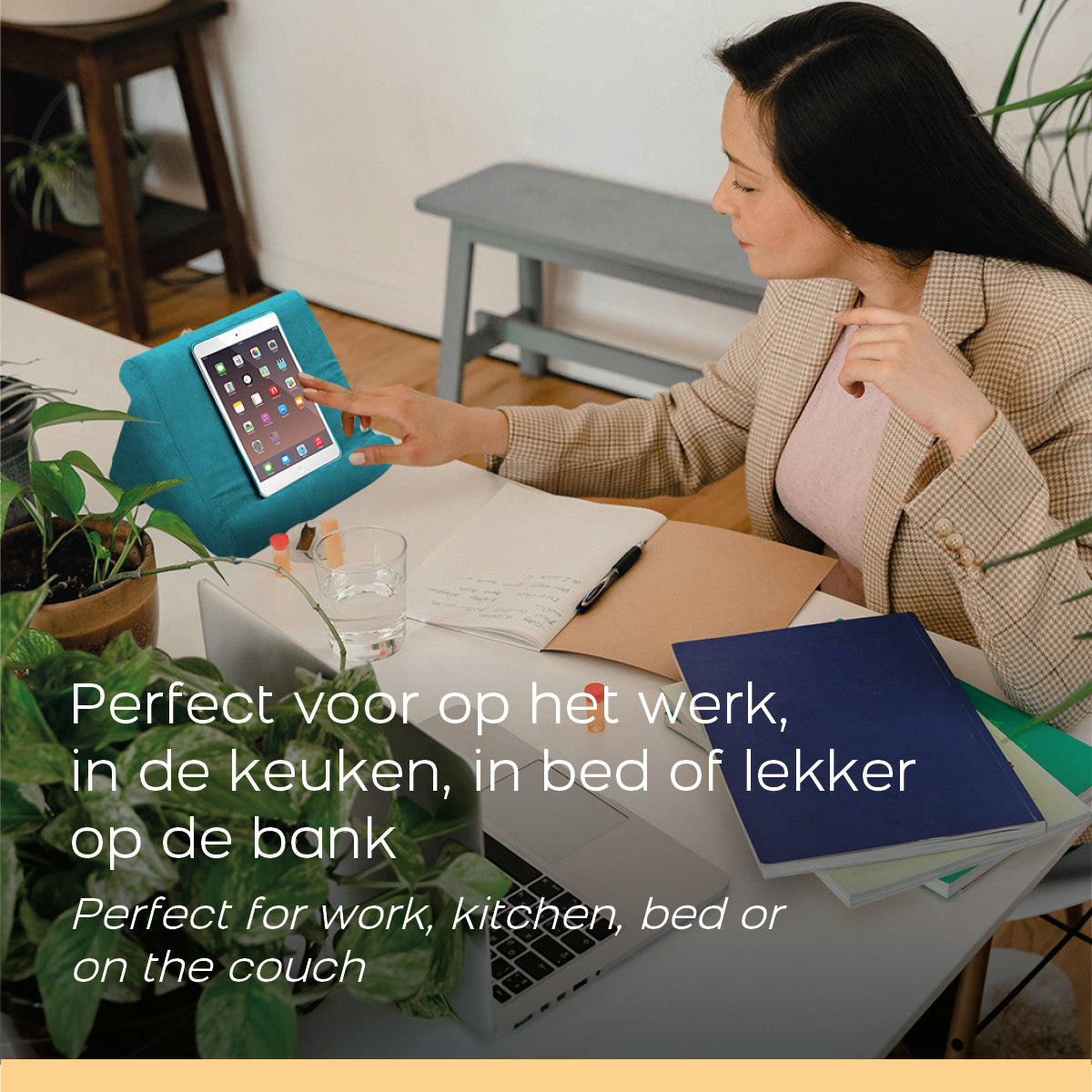 Orange Donkey – Tablettkudde - Svart