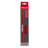 Creioane Carpenter Hb Red, pachet de 12 Proline