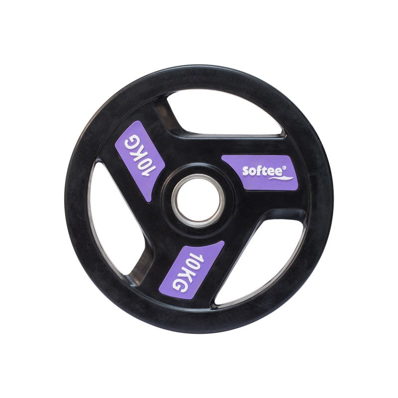 Olympic Plate Softee Modern Negro 125 Kg