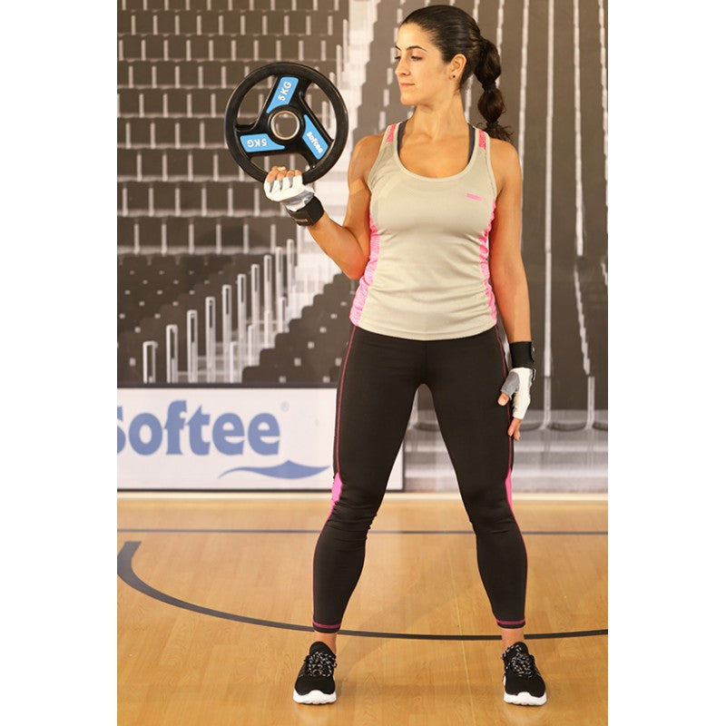 Olympia-Platte Softee Modern Schwarz 125 kg