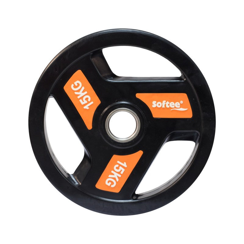 Olympic Plate Softee Modern Negro 125 Kg