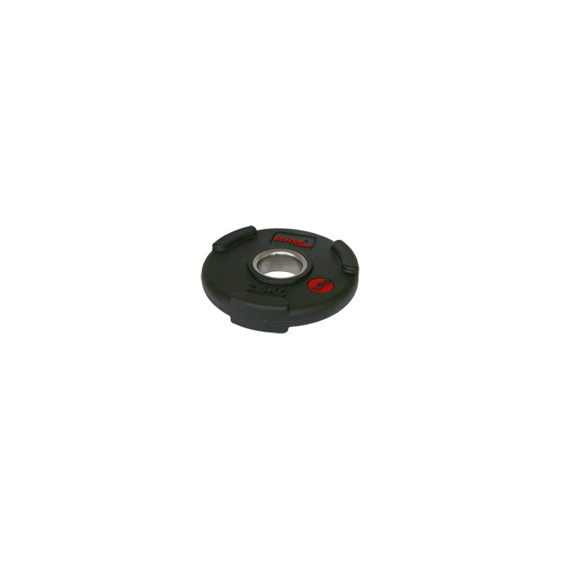 Olimpiai Plate Softee Urethane Negro 125 Kg
