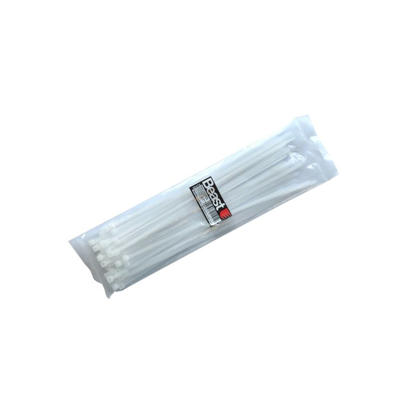 Бели найлонови кабелни връзки 300 X 4,7 mm Звяр