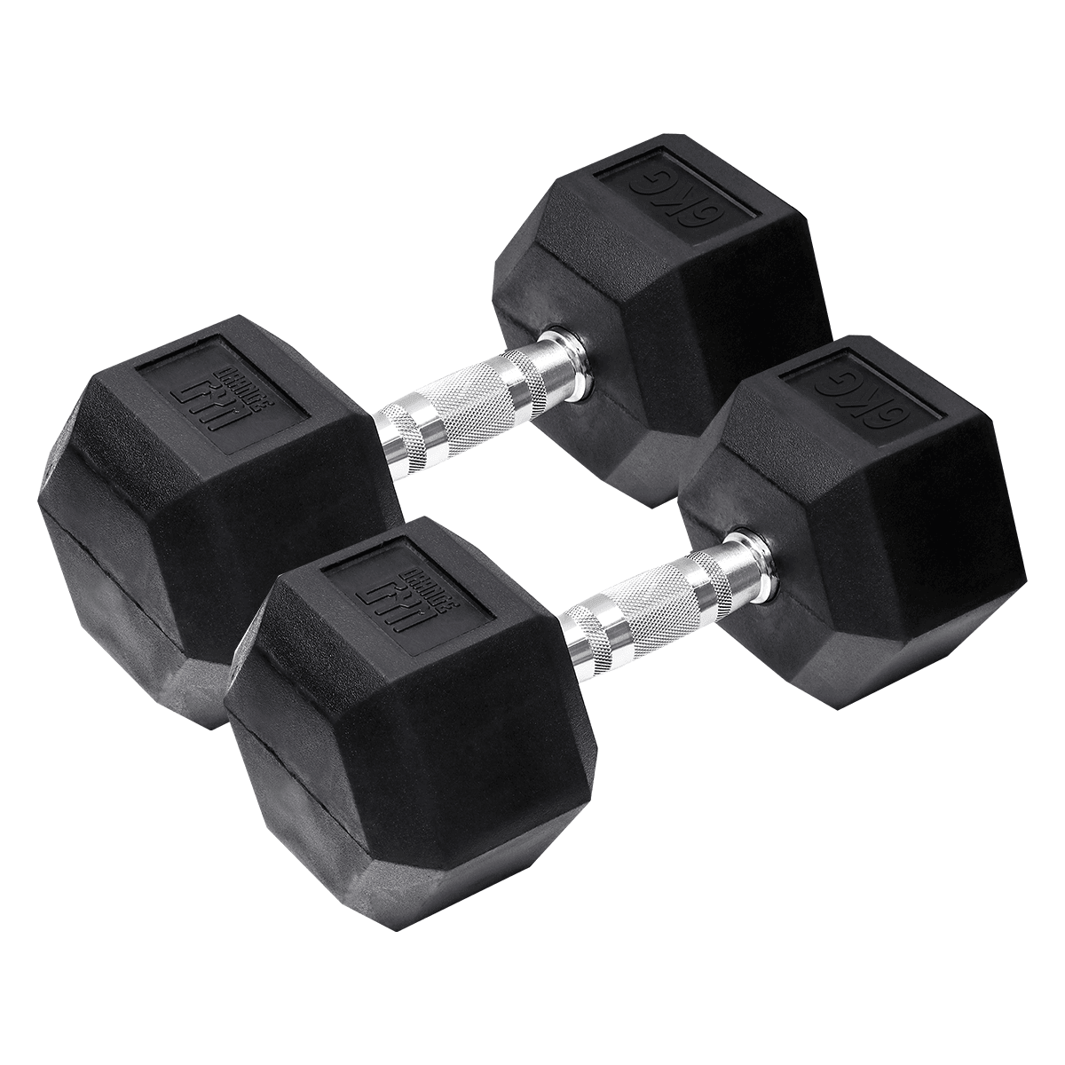 Orange Gym – Hex Dumbbell – 6kg – Set Of 2