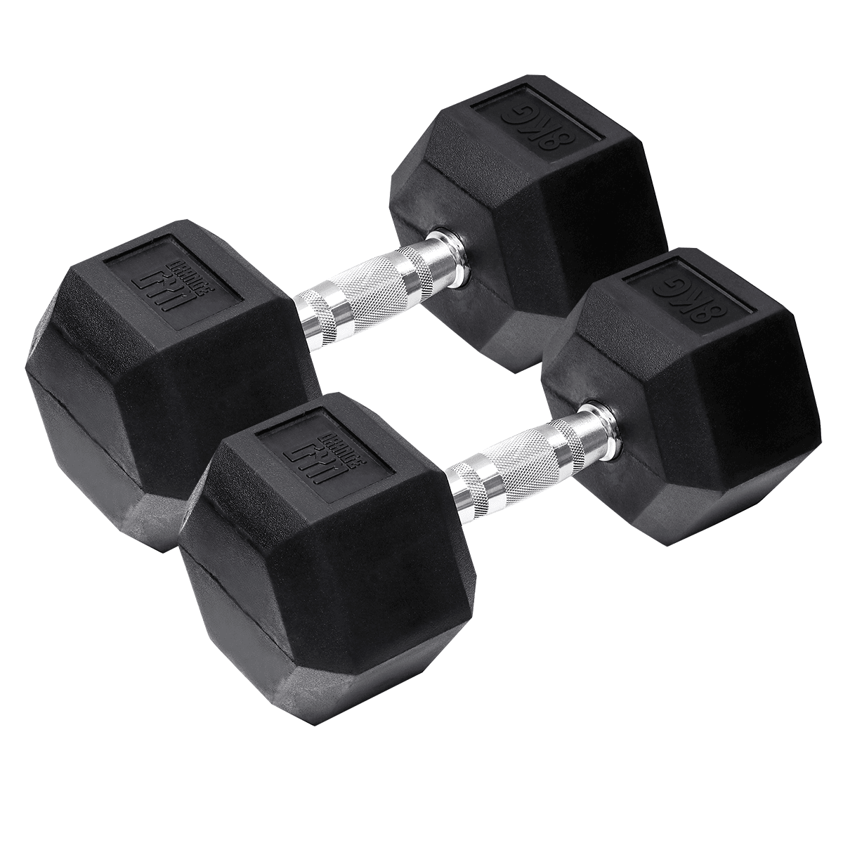 Orange Gym – Hex Dumbbell – 8kg – Set Of 2