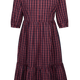 Trespass Helen - Rochie casual pentru femeie Dark Cherry Check