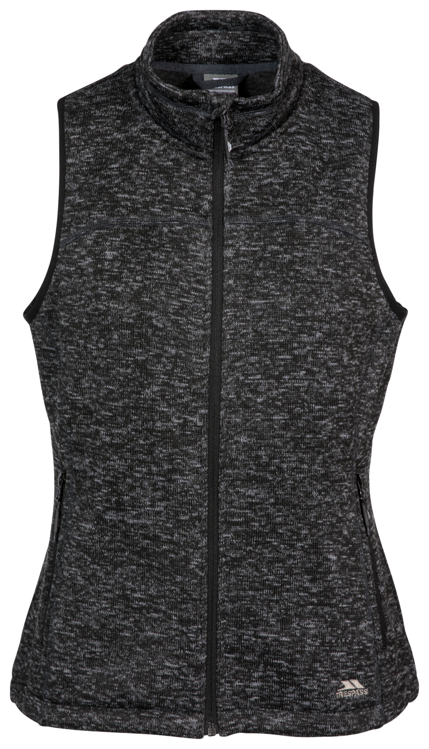 Trespass Mildred - Female Gilet At300 Black Marl
