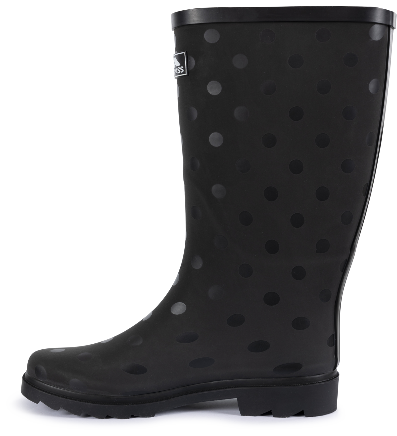Trespass Elena - Kvinde Welly Black Polka Dot