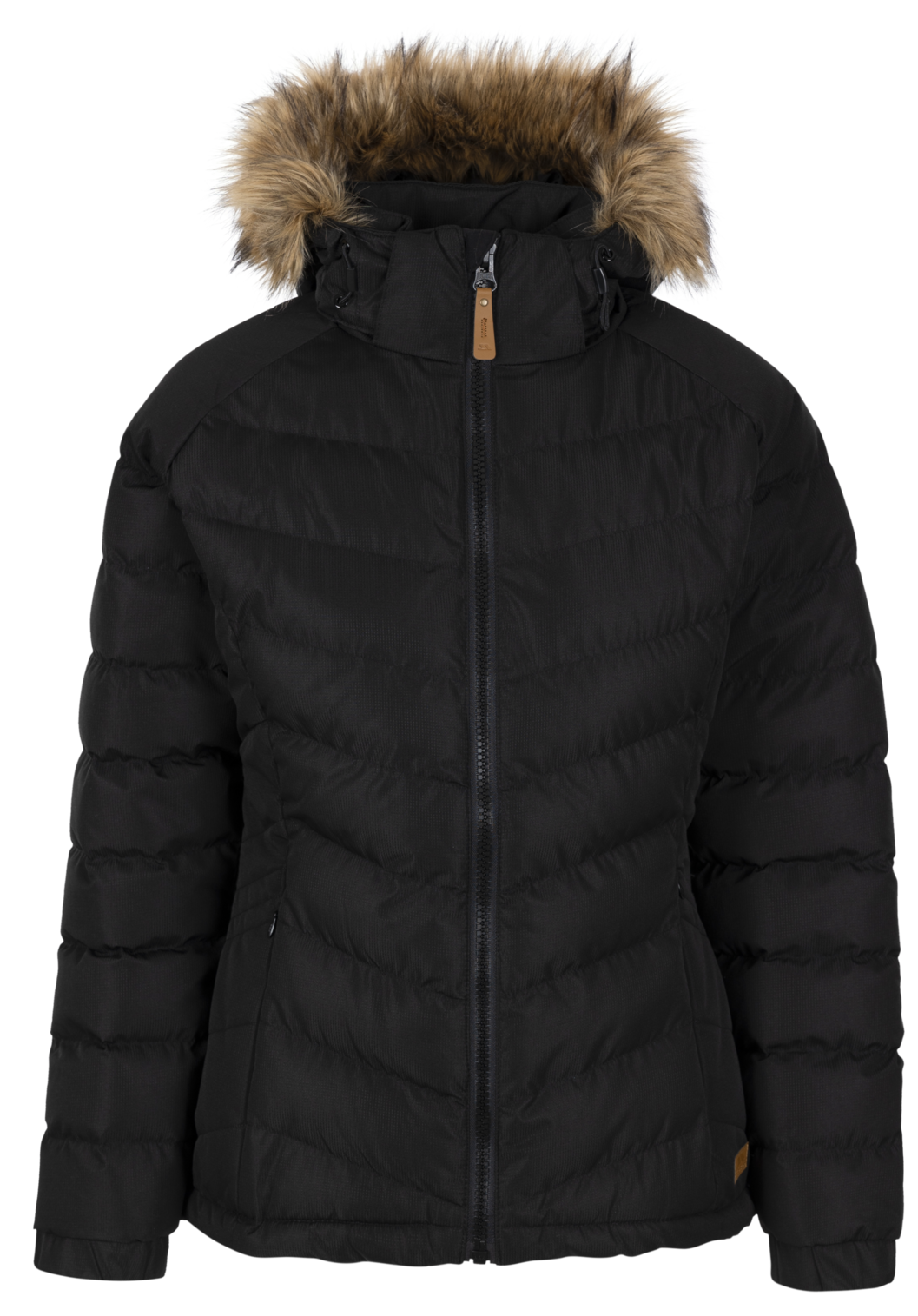 Trespass Nadina - Mujer Acolchada Jkt Negro / Negro