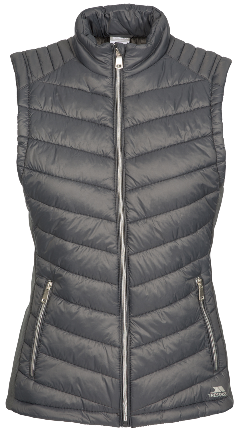 Trespass Elanora - Female Padded Gilet Carbon