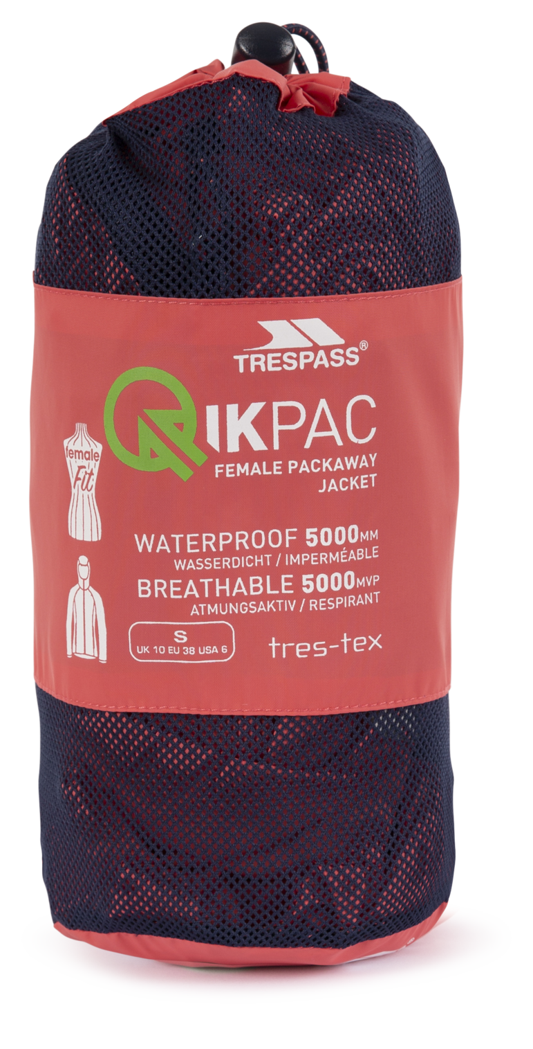 Trespass Qikpac Female Jkt P Blush