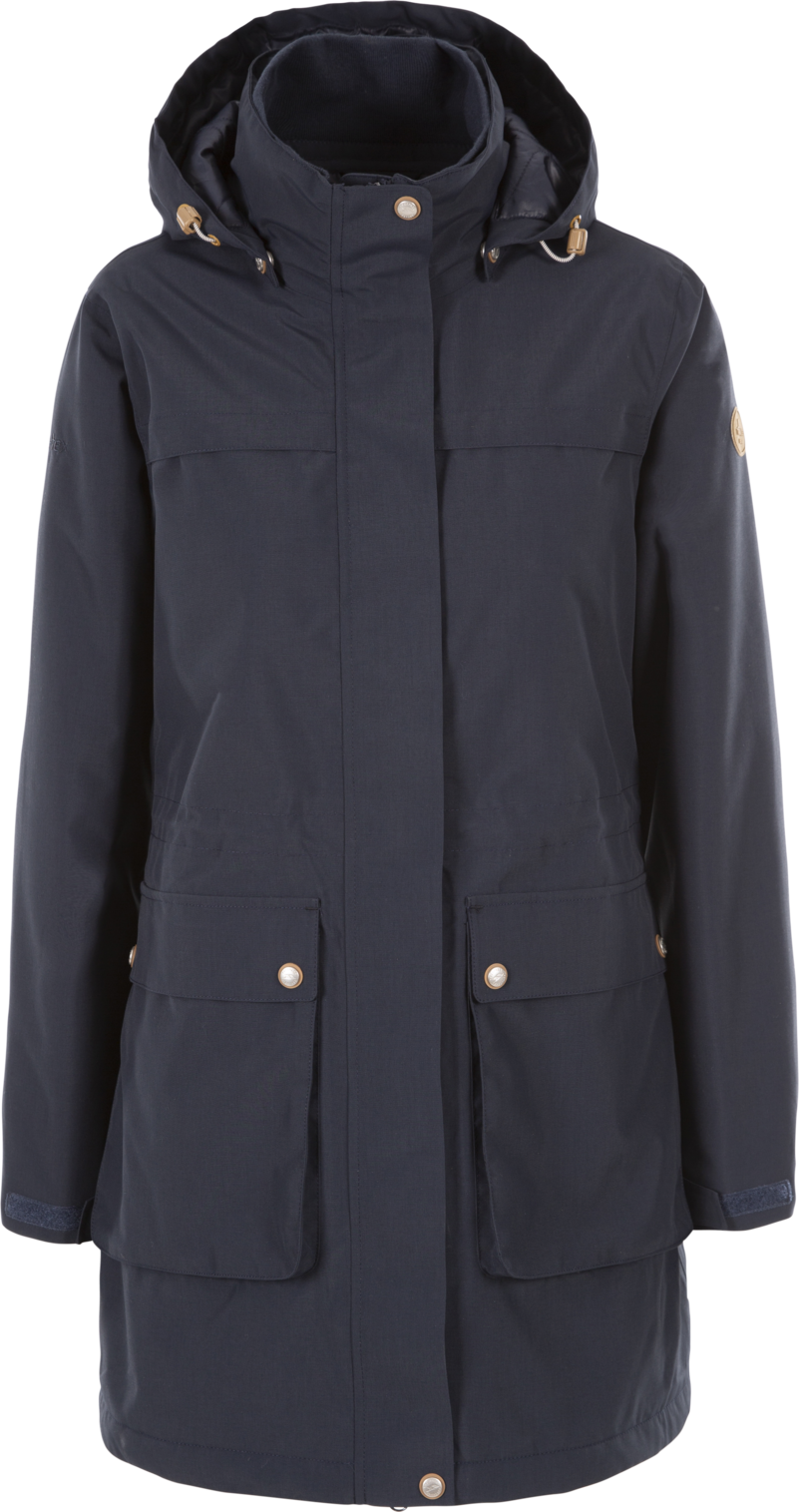 Trespass Lyrics - Female Rainwear Jacket Navy