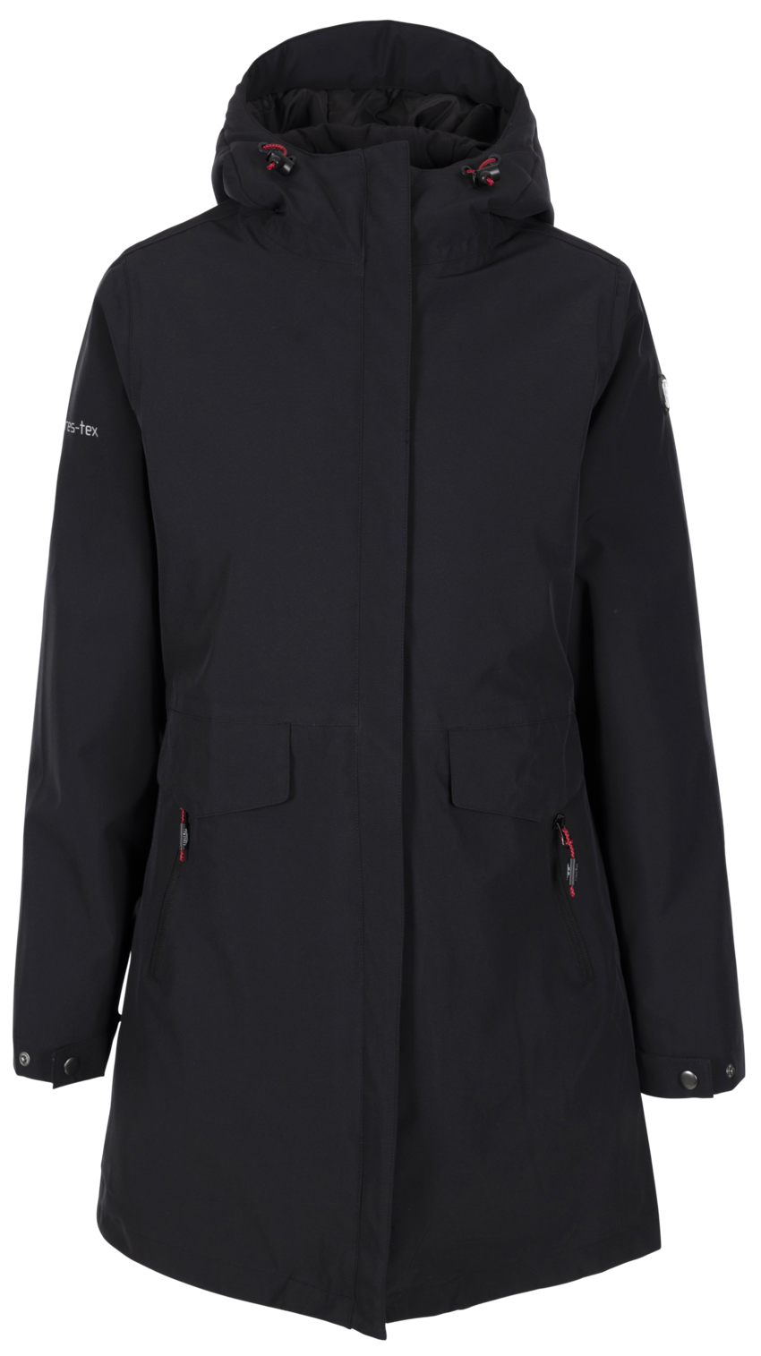 Trespass Modesty- Female Rainwear Jacket Black