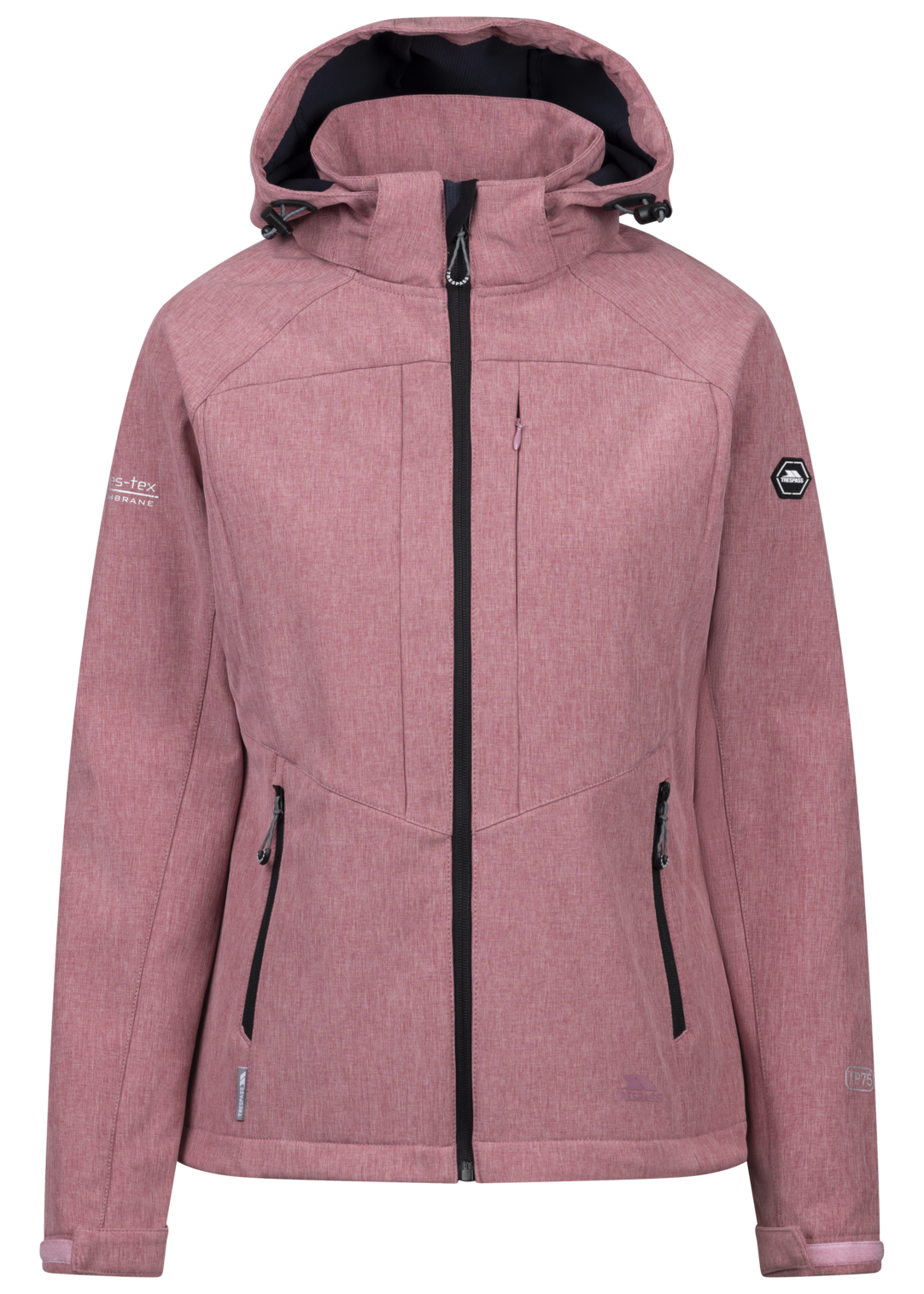 Trespass Fryatt - Female Softshell Jacket Light Mulberry Marl