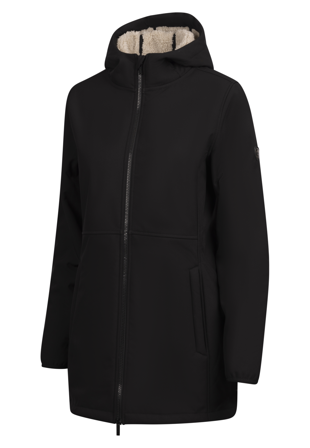 Trespass Sine - Jachetă Softshell pentru femeie neagră