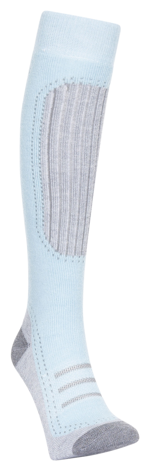 Trespass Janus Ii – Skisocken für Damen (2er-Pack) Mist/Aqua