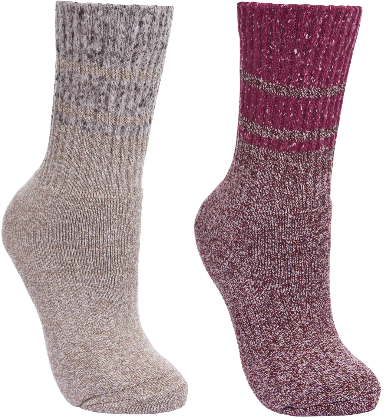 Trespass Hadley - Female Socks Grape Wine/oatmeal