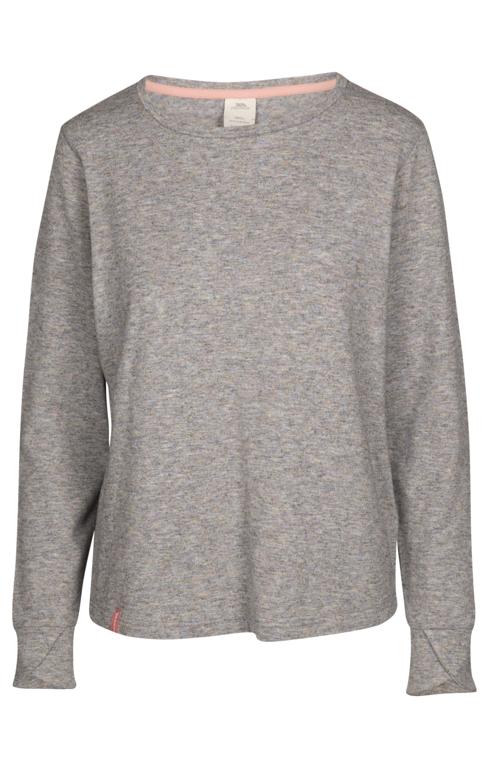 Trespass Rina - Top casual mujer gris jaspeado