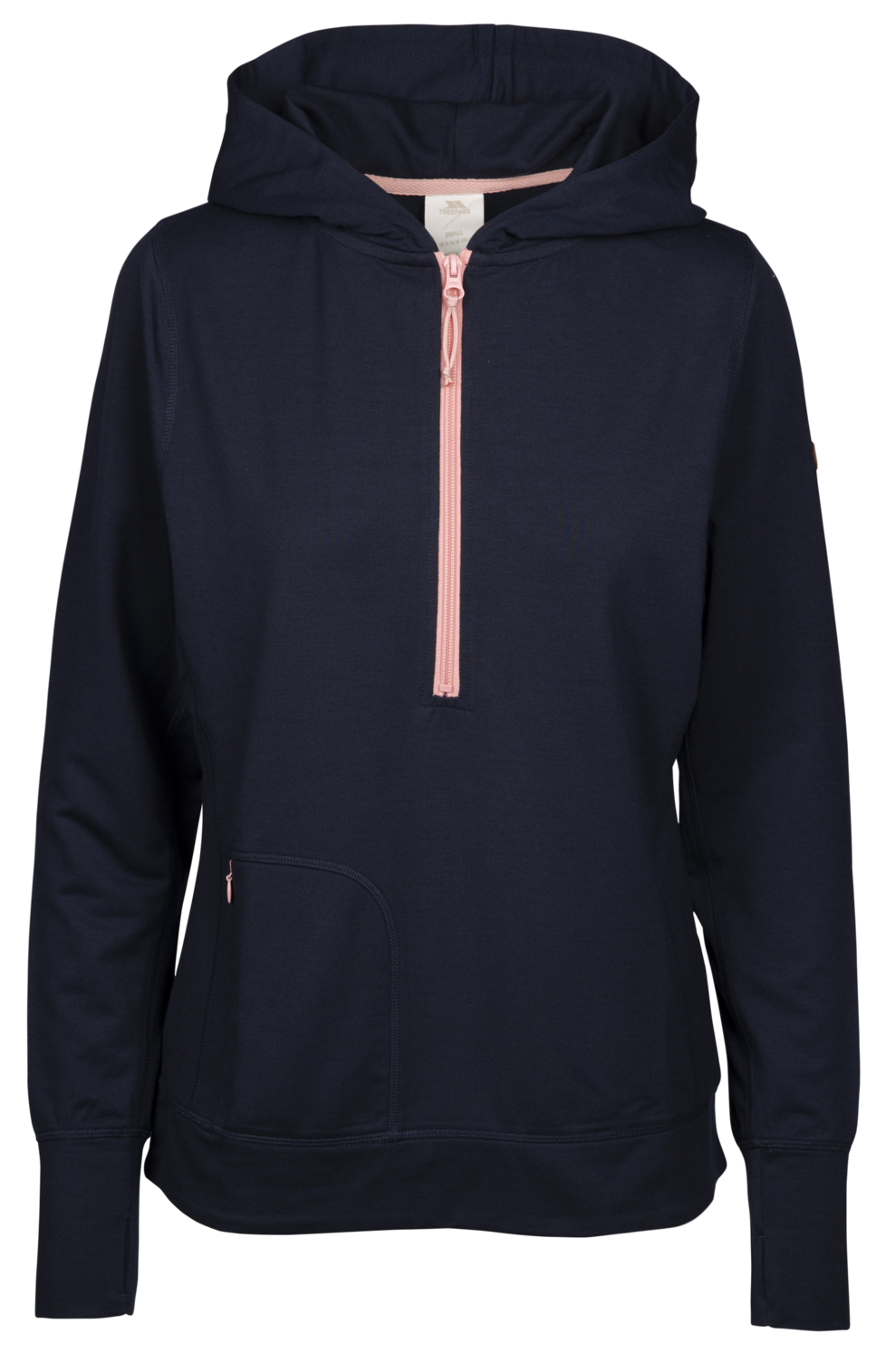 Trespass Zia - Sudadera con capucha casual para mujer Azul marino jaspeado