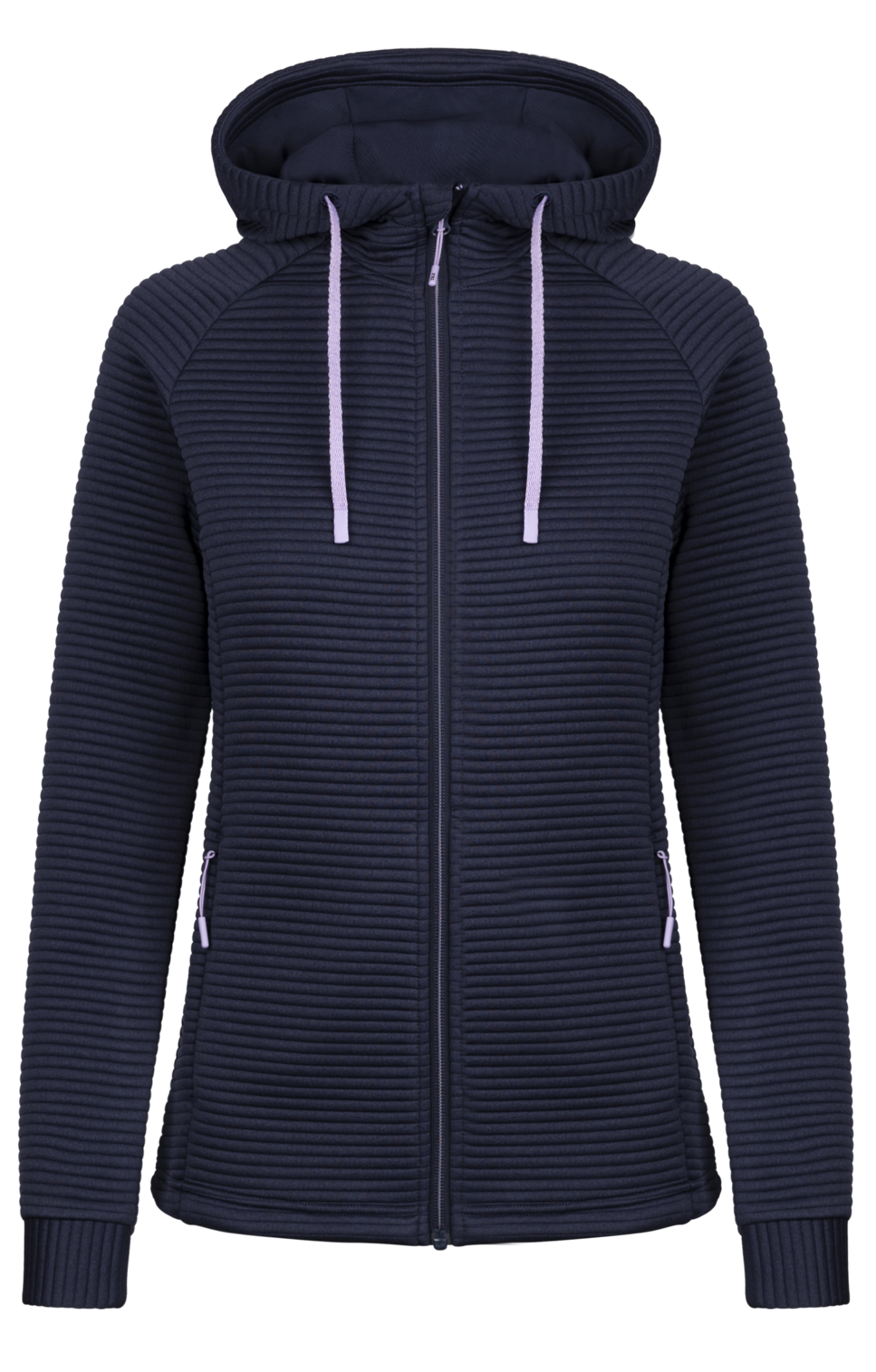 Dlx Lynsky - Female Dlx Womens Hooded Top Navy Marl