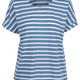 Trespass Megan - Дамска тениска Storm Blue Stripe