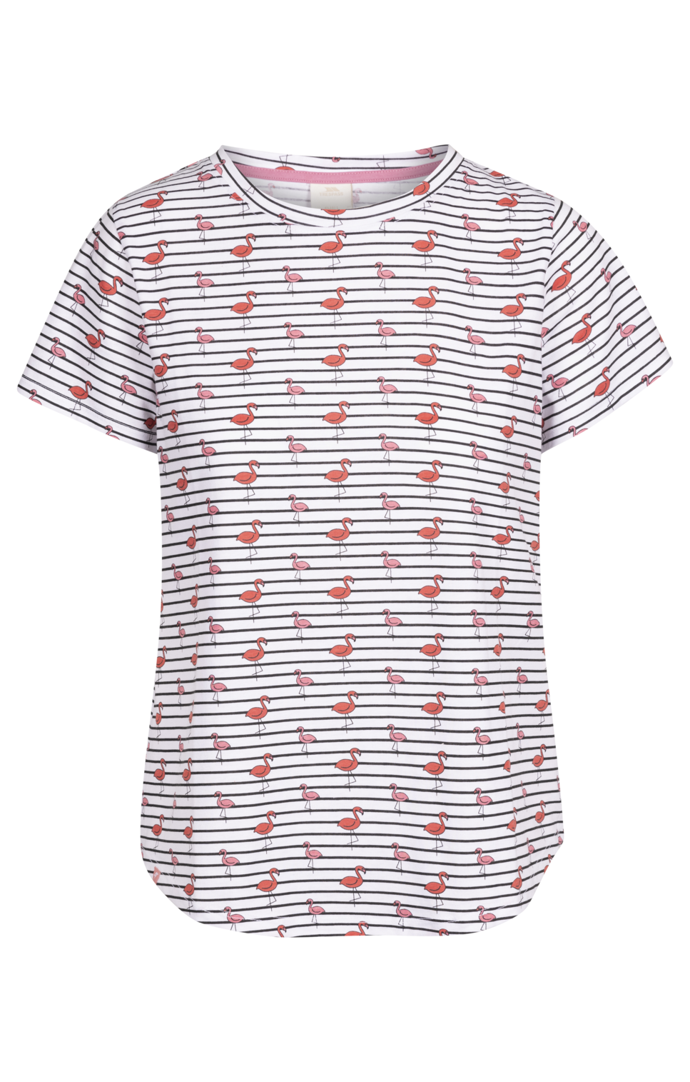 Trespass Cara- Female Casual Top White Flamingo Stripe