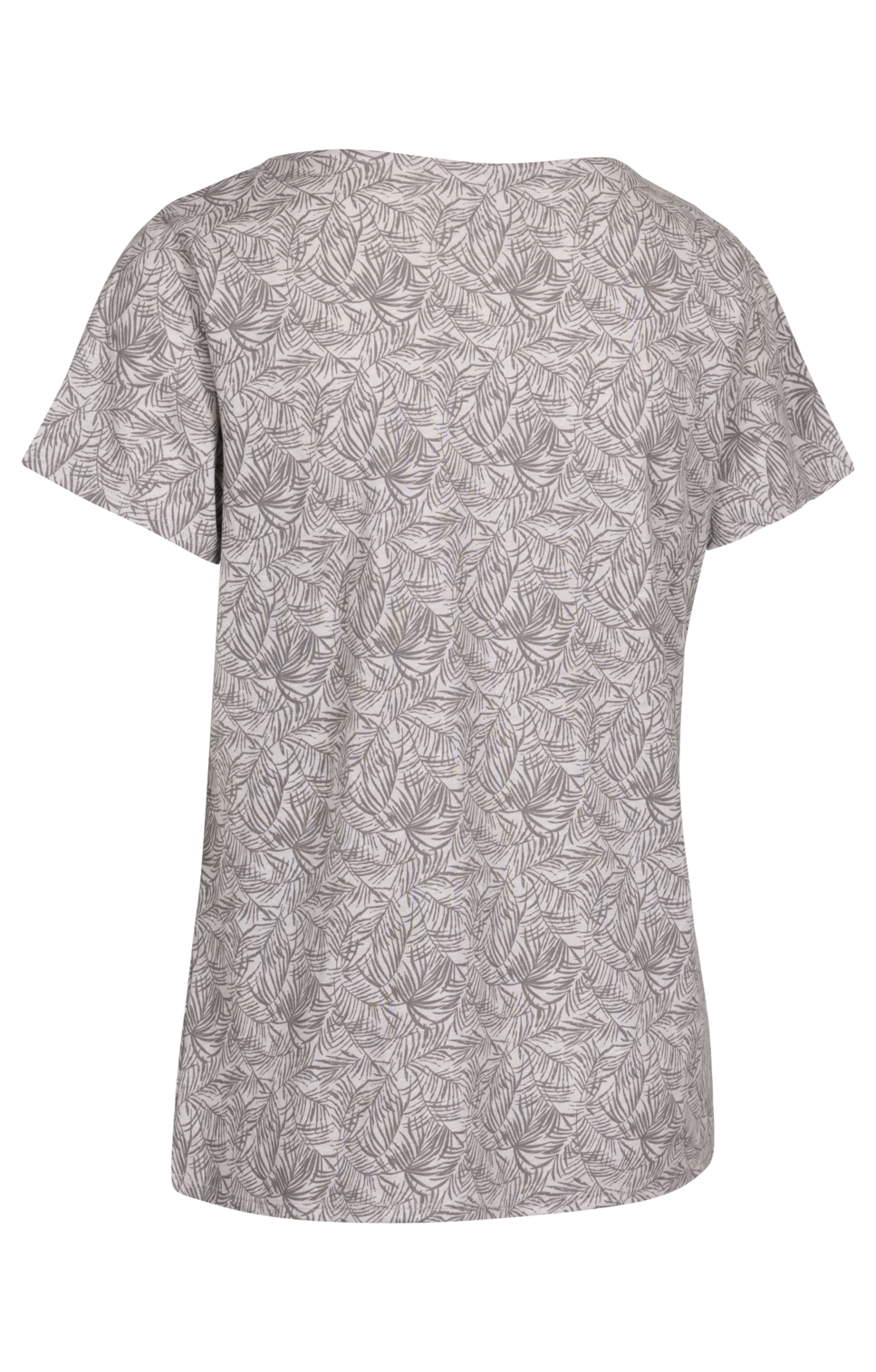 Trespass Simona- Female Casual Top Grey Marl Print
