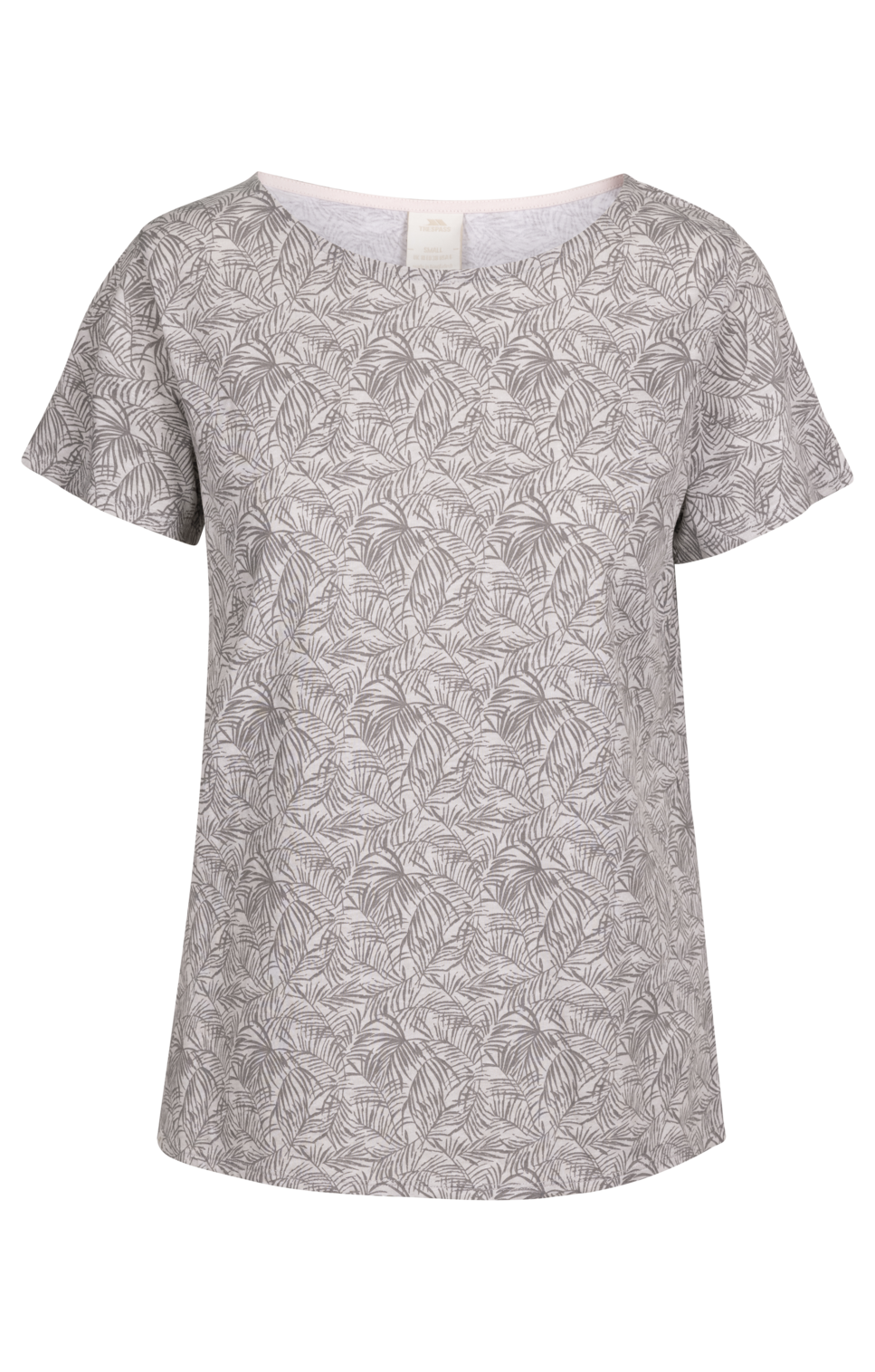 Trespass Simona- Female Casual Top Grey Marl Print