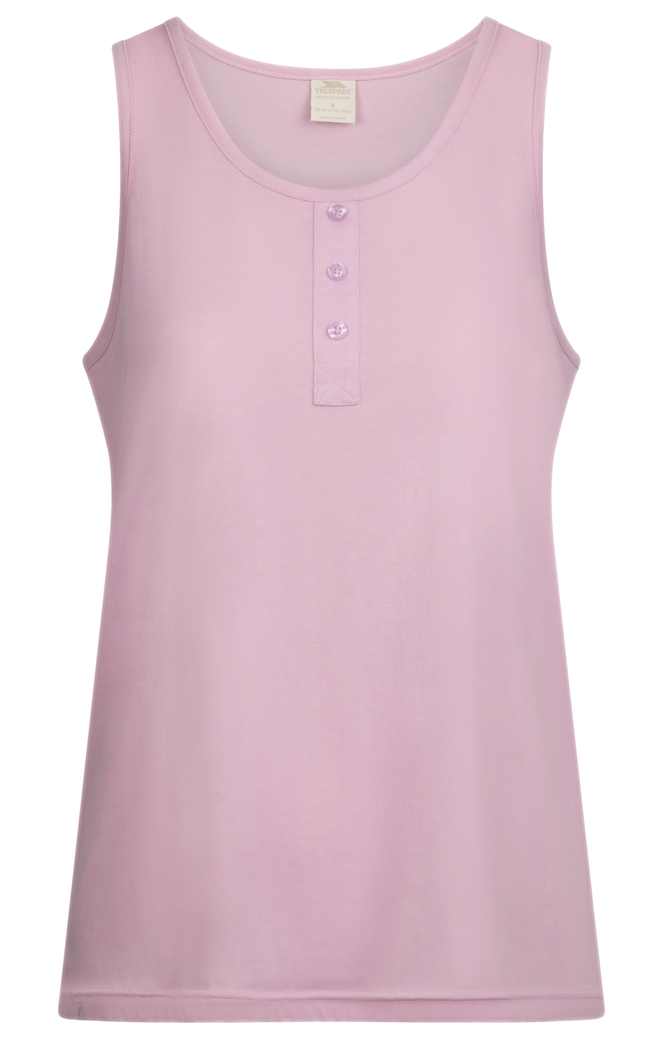 Trespass Kasia - Female Casual Vest Top Pink Peony Marl
