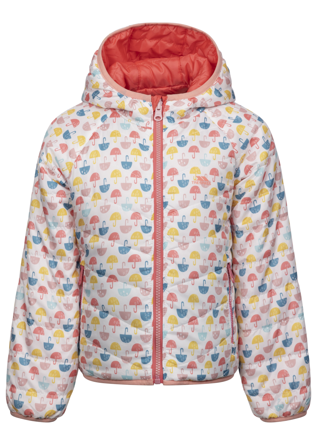 Trespass Dessie - Female Reversible Casual Jacket Soft Orange 5/6