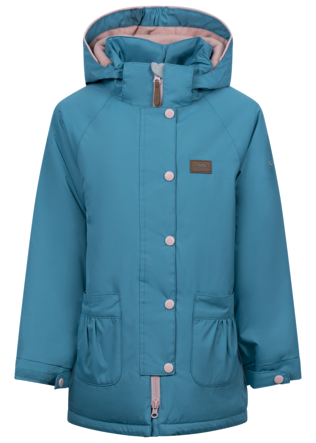 Trespass Roselettie - Female Rain Jacket Light Teal 11/12