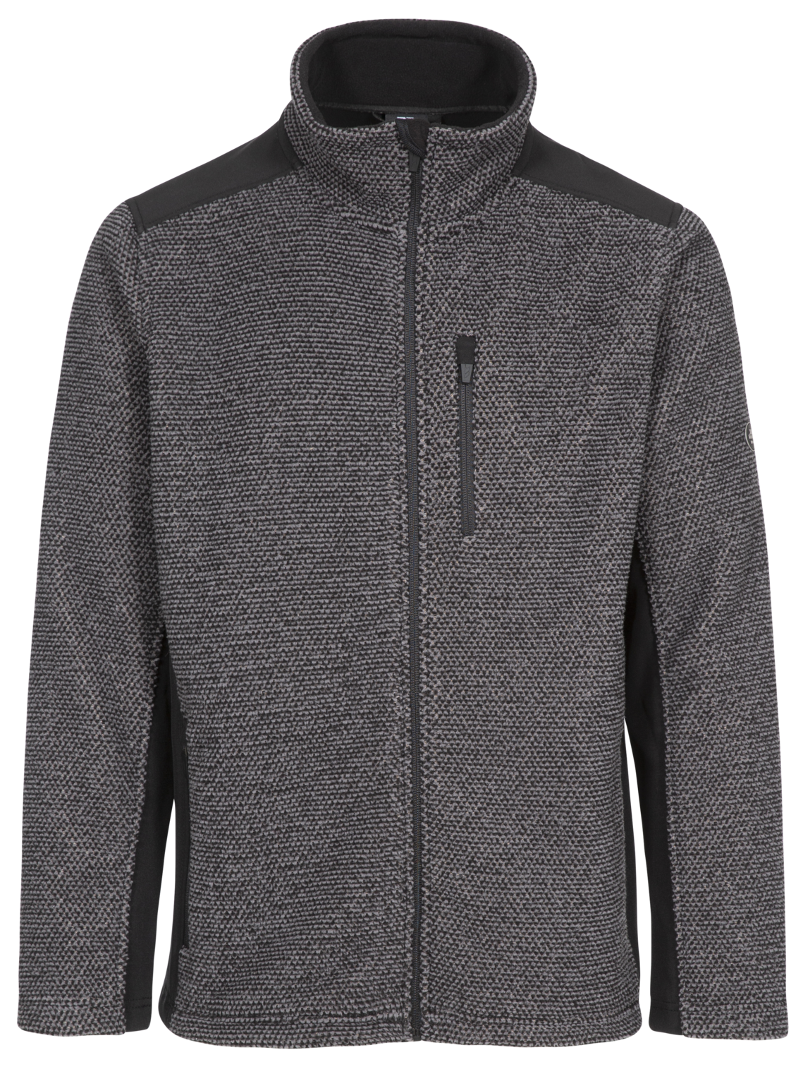 Trespass Faratino - Male Fleece At300 Dark Grey Stripe