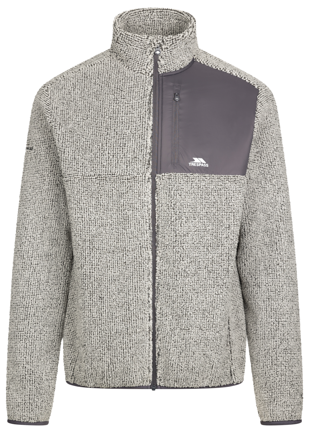 Trespass Cochrane - Male Fleece Jacket At300 Grey Marl