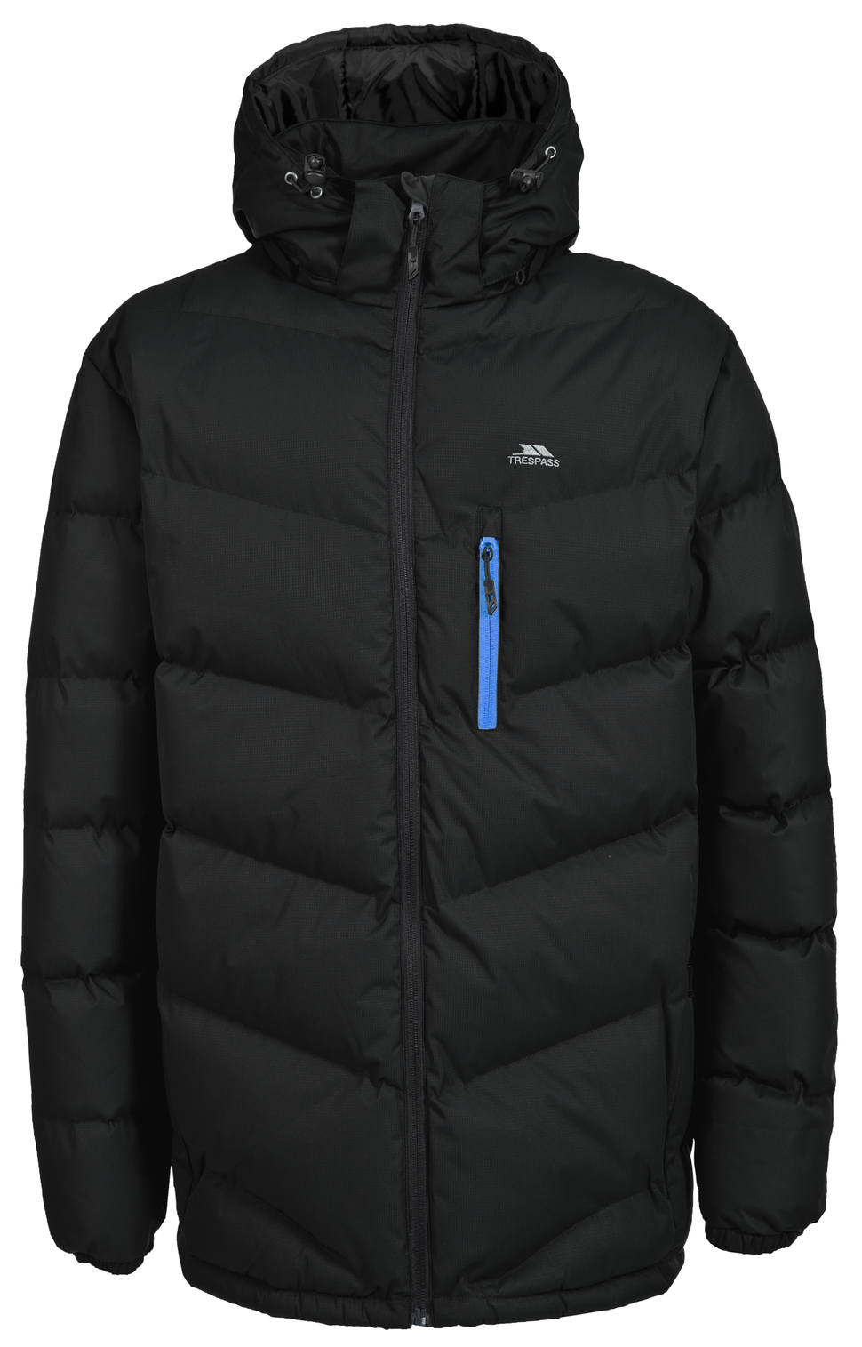 Trespass Blustery - Hombre Acolchado Jkt Negro