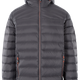 Trespass Whitman Ii - Jaqueta Masculina Cinza Escuro / Laranja Queimado