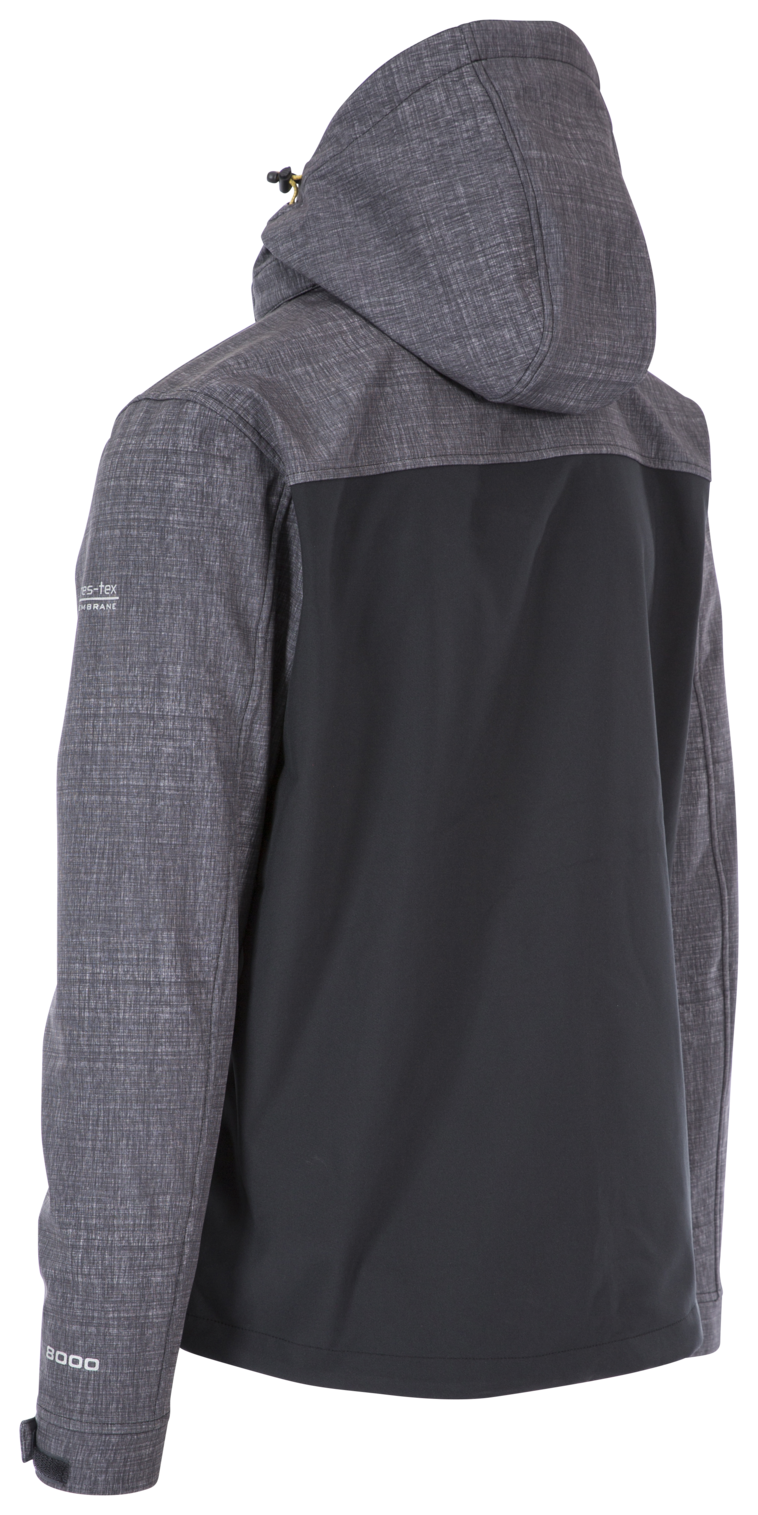 Trespass Abbott - Male Softshell Dark Grey Marl