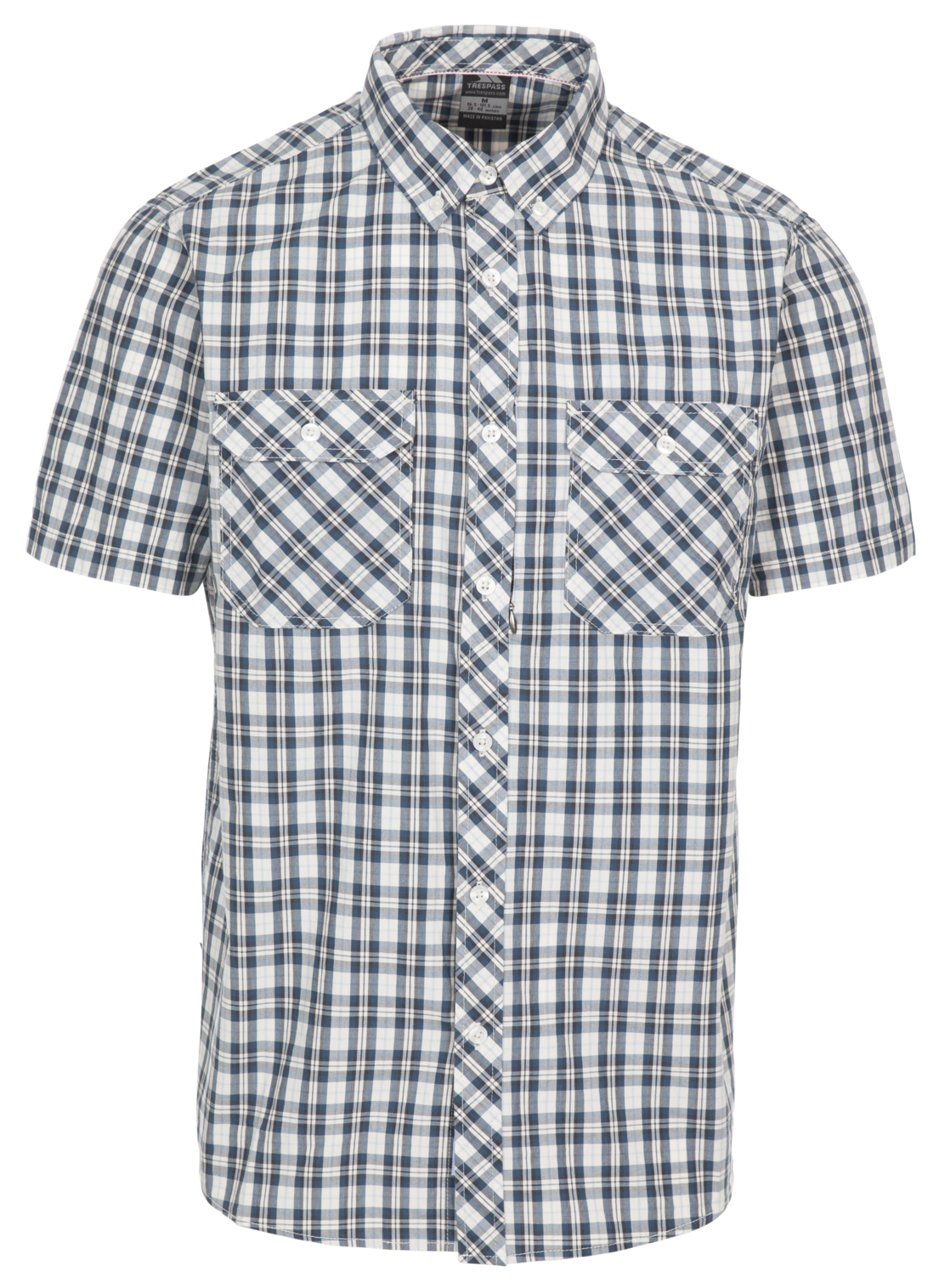 Trespass Baileysbridge - Male Casual Shirt Midnight Check