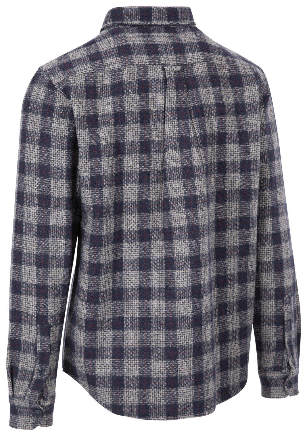 Trespass Portlaw - Male Casual Shirt Grey Blue Check