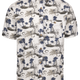 Trespass Frantom - Pánská ležérní tkaná košile Off White Print